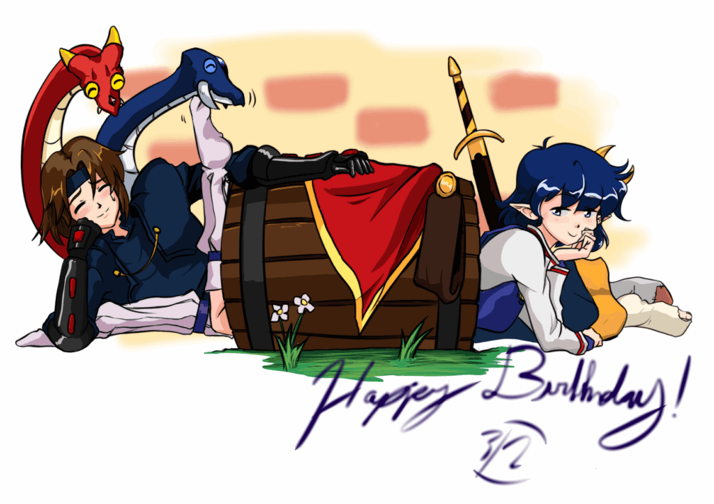 Birthday gift art for the wonderful entity cutepiku