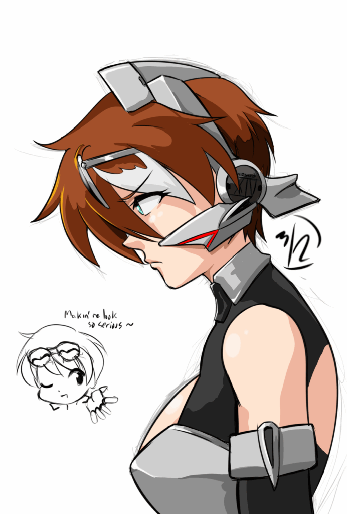 Profile view of Tomcat because I thought she looked weird in the last one. Next one?