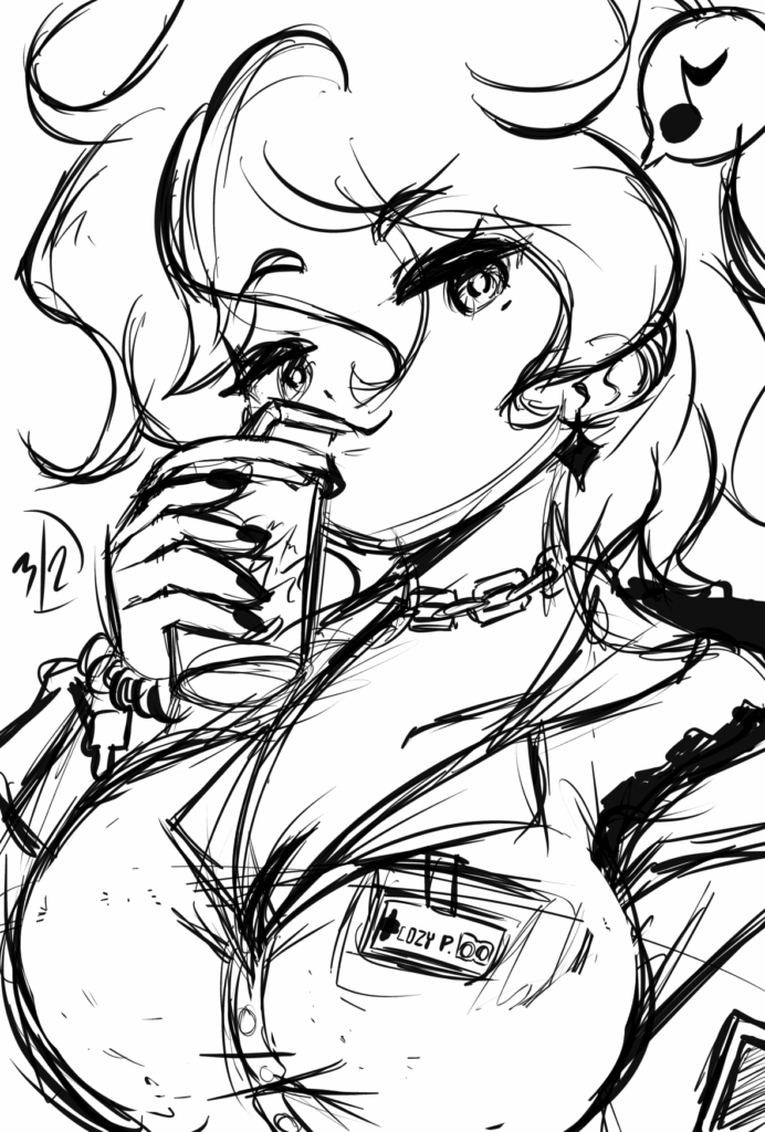 Cozy sipping a drink